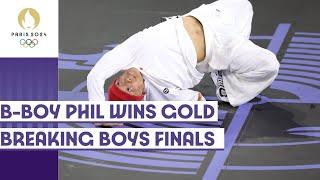 Phil Wizard becomes the first B-Boy to win an Olympic gold medal | Paris 2024 highlights