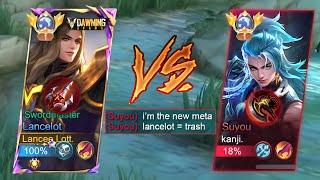 LANCECLOT VS SUYOU THE NEW KING OF ASSASSIN!! (must watch) - Mobile Legends