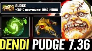 Dendi Try Pudge new Patch 7.36 Dota 2 - Mid Game 26 Kills Pudge Max Farm Dota 2 Pro