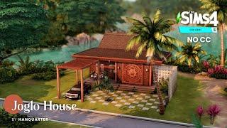 Joglo | Indonesian Traditional House (For Rent) | The Sims 4 Indonesia Speed Building