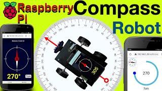 Compass Robot - Javascript mobile sensor control | Raspberry Pi Robotics