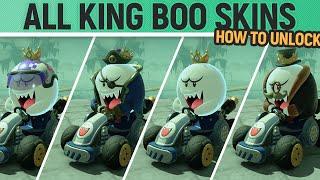 Mario Kart World - King Boo - How to unlock all Skins/Costumes