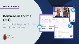 Convene in Teams (CiT) - The Microsoft-Integrated Board Portal Solution in MS Teams