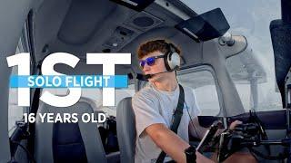 FIRST SOLO FLIGHT At 16 Years Old... WOW!