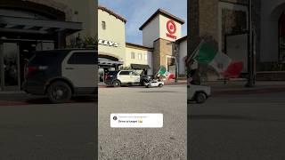 Swaggy was seen driving to target a with Mexican flag #target #tesla #cybertruck #prank #protest