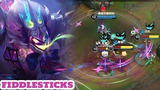 Wild Rift Fiddlesticks - Top 1 Fiddlesticks Gameplay Rank Star Nemesis Fiddlesticks Skin