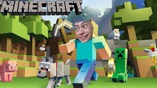 Я ПОПАЛ В МАЙНКРАФТ ЭПИЗОД 1 Построил дом Нуб Minecraft нашёл пещеру