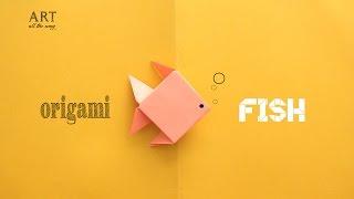 DIY: Simple Origami Fish - Paper Craft Tutorial