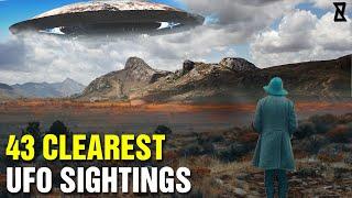 43 Indisputable Alien and UFO SIGHTINGS Caught on Camera | Shocking Footage!