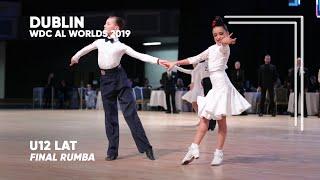 Leo Kolmykov - Abigail Gekker, USA | 2019 Dublin | World U12 LAT - F R