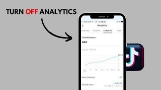 How To Turn Off Analytics On Tiktok - 2024 || Turn off Tiktok Analytics