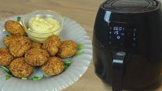 Falafel Recipe | VEGAN Air Fried Falafel | Middle Eastern Non Fried Snack Recipe