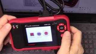 Creader Launch Professional CRP123 OBD2 Reader ABS Airbag and Engine Setup, Updating, and Overview