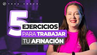 5 Ejercicios para mejorar la afinación de la voz | Canta bien y afinado | YEKA COACH