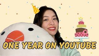 One year on YouTube | Commitment & Monetization, highlights & lowlights of my videos