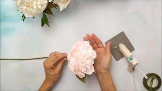 Bomb Peony Paper Flower Tutorial