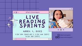 read with me | live reading & productivity sprints #Booktube