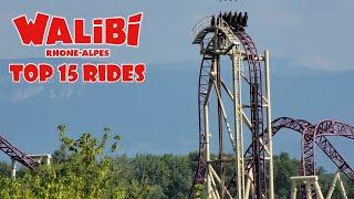 Top 15 Rides at Walibi Rhone-Alpes | Amazing Top 3 Coasters