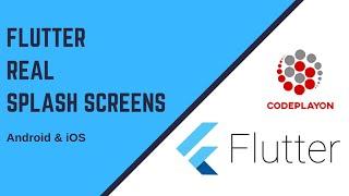 #1.5 Create a Simple Splash Screen with Flutter and Dart | Flutter tutorial for Beginners Codeplayon