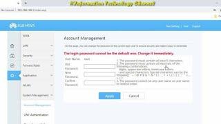 How to Change Converge Fiber Router Admin Login Password (Huawei EG8145V5)