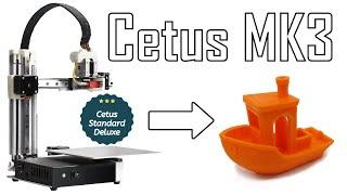 I got a 3D Printer | Cetus MK3 Standard Deluxe | MakerMan