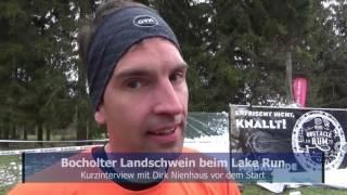 Das Bocholter Landschwein beim Lake Run in Winterberg