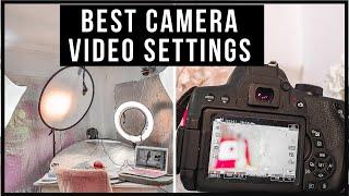 Best Camera Settings for Youtube Beauty Videos | Canon T6i (750D) DSLR