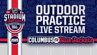 Columbus Blue Jackets Outdoor Practice from iconic Ohio Stadium