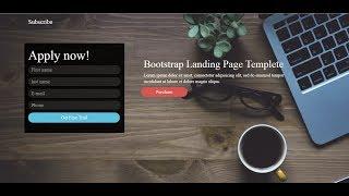 Bootstrap Login Form Example - Create Login Form Bootstrap - Bootstrap Transparent Login Form Code