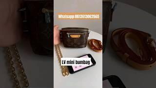 LV Mini Bumbag in Monogram Canvas #lvbag #lvlover#lvbumbag#monogram #monogramlogodesign #bumbag