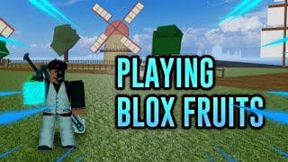 Playing Blox Fruits for the FIRST Time | Roblox: BLOX FRUITS