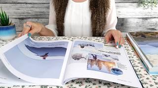 ASMR Relaxing Page Turning Through Travel Magazines • No Talking