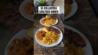 Here’s a 5$ Dollartree Soulfood Dinner #shorts #dollartree #dollartreedinner #dollartreefinds