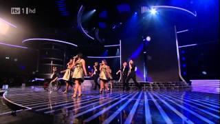 The Cast Of Glee - Don't Stop Believing - X Factor Semi Final (FULL HD)