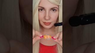 Unwrapping a Juicy Orange Candy  | ASMR Chewy Treats #ASMRcandy
