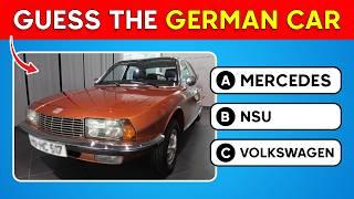 Classic Car Quiz | Guess These 1960s & 1970s German  Classic Cars! Can You Get All 25 Right?