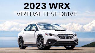 2023 Subaru WRX Sport-Tech with EyeSight Walkaround and Virtual Test Drive