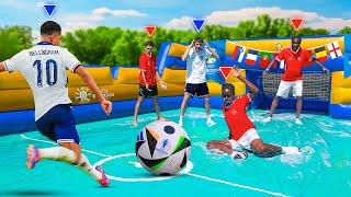 EURO 2024 Rutsch-und-Slide-Fußballspiel!!