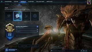 SC2 Zerg EU Ladder Gold1   ZvP sky