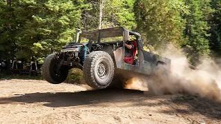 LS Swapped Humvee gets Custom Suspension!