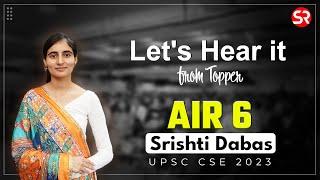 Live Classroom Interaction with AIR 6 | Srishti Dabas #upsctopper