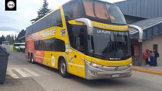 LONG DISTANCE BUSES in PATAGONIA - MICROBUS SAMPLES AND VIDEOS - INTERNATIONAL BUS