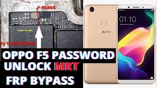 oppo F5 cph1723 unlock pattern lock/password  unlock frp bypass mrt