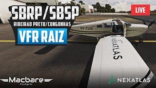 [Flight Simulator 2020] VFR Raíz - SBRP/SBSP - Ribeirao Preto/Congonhas - OnLine IVAO