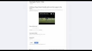 Google Forms Overview