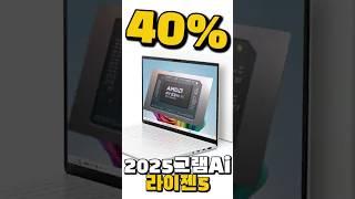 40%초대급 세일LG전자 2025 그램 AI 15 라이젠5 인텔CPU라 망설이시던 분들! 드디어 그램에 최신 AMD CPU AI300이!