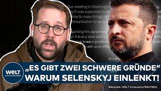 SELENSKYJ GEHT AUF TRUMP ZU: Korrespondent Paul Ronzheimer analysiert - "Zwei Gründe dafür gibt es"