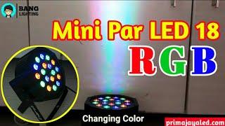 Mini Par LED 18 RGB - Prima Jaya LED