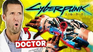 ВРАЧ смотрит все концовки Cyberpunk 2077