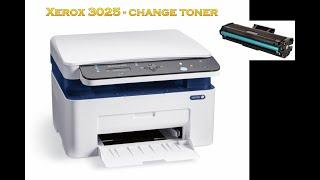 Xerox 3025 change toner